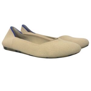Rothy’s The Point Eco-Conscious Flats in Sand (Beige) - Women's Size 8.5